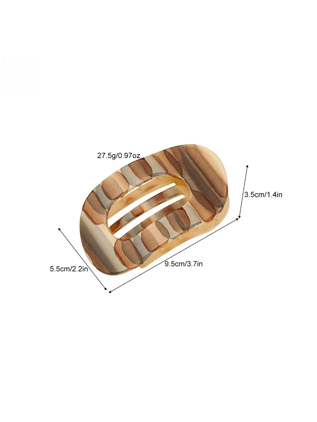 Beau - Colorful Oval Hair Clips