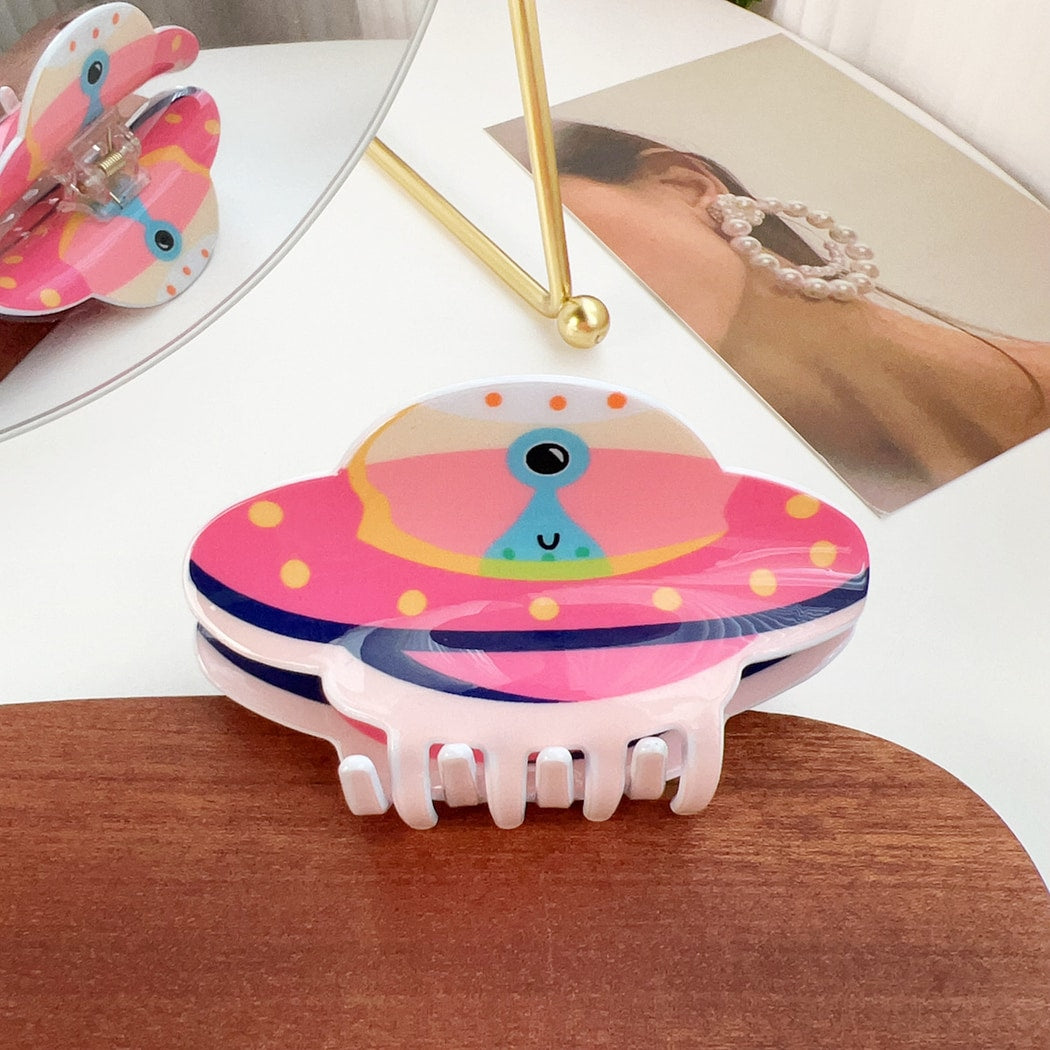 Beau - Funny Cartoon Spaceship Claw Clip