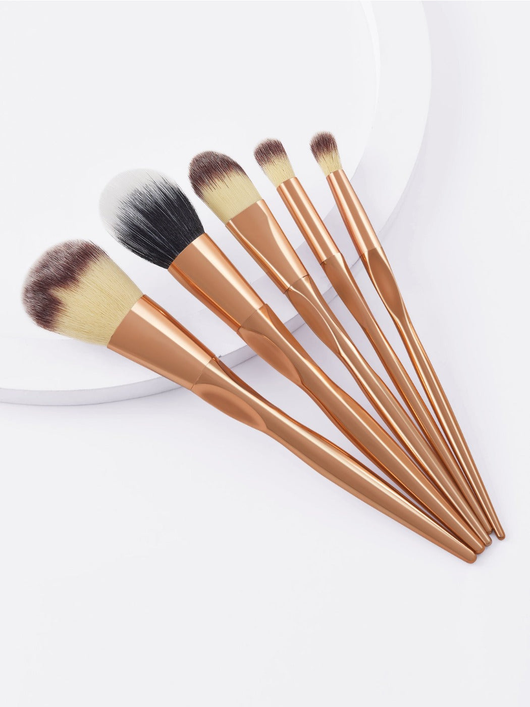 Smoosh - 5-Piece Rose Gold Makeup Brush Set