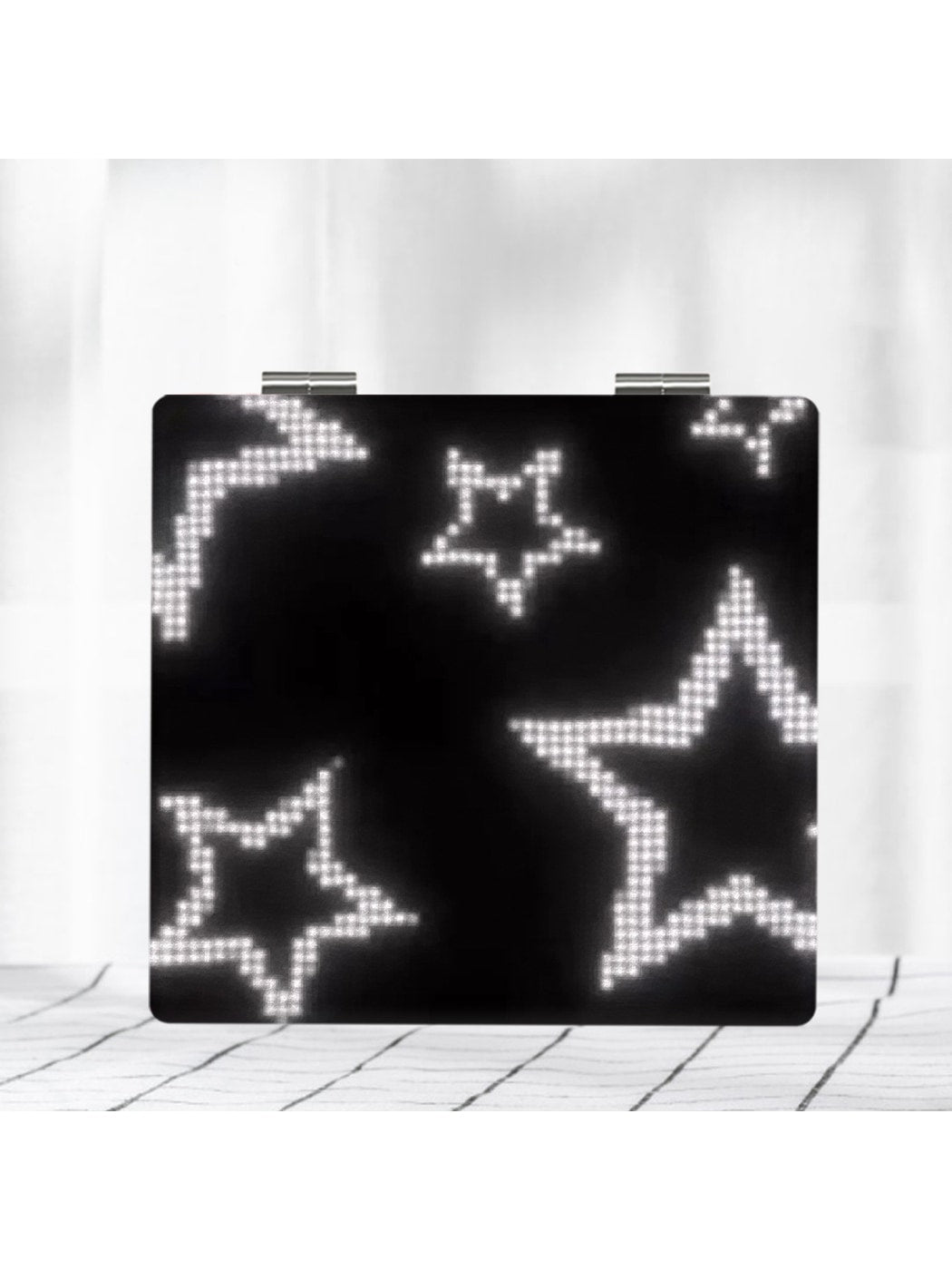 Mirroray - Y2K Star Print Foldable Makeup Mirror