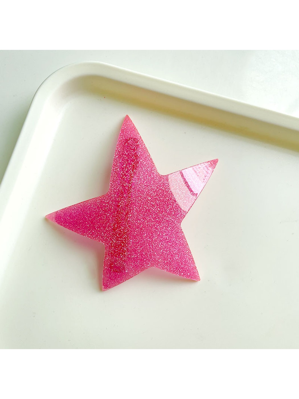 Beau - Geometric Five-Point Star French Barrette