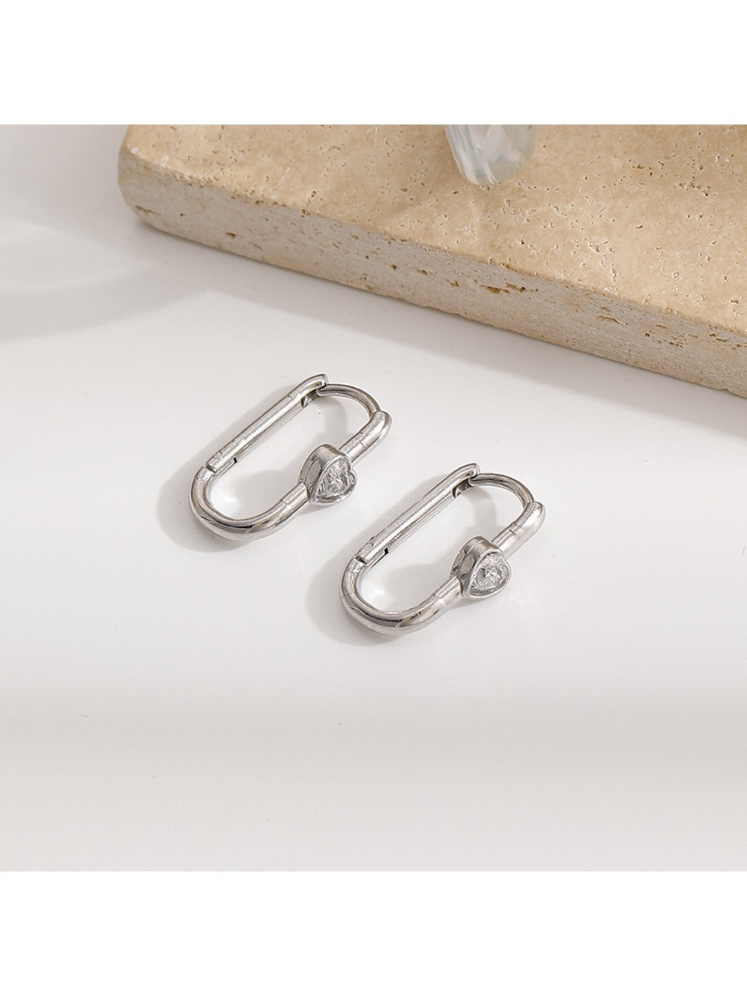 Earedge - Valentine Day Minimalist Hoop Earrings
