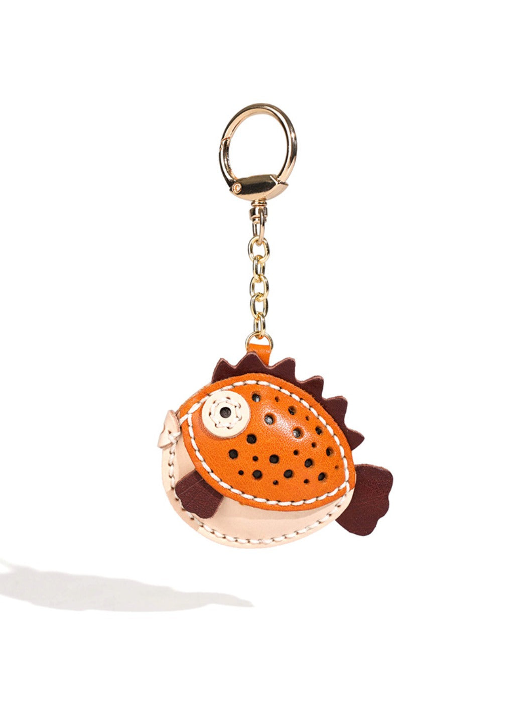 Keypus - Cute Pufferfish-Shaped Pendant Keychain