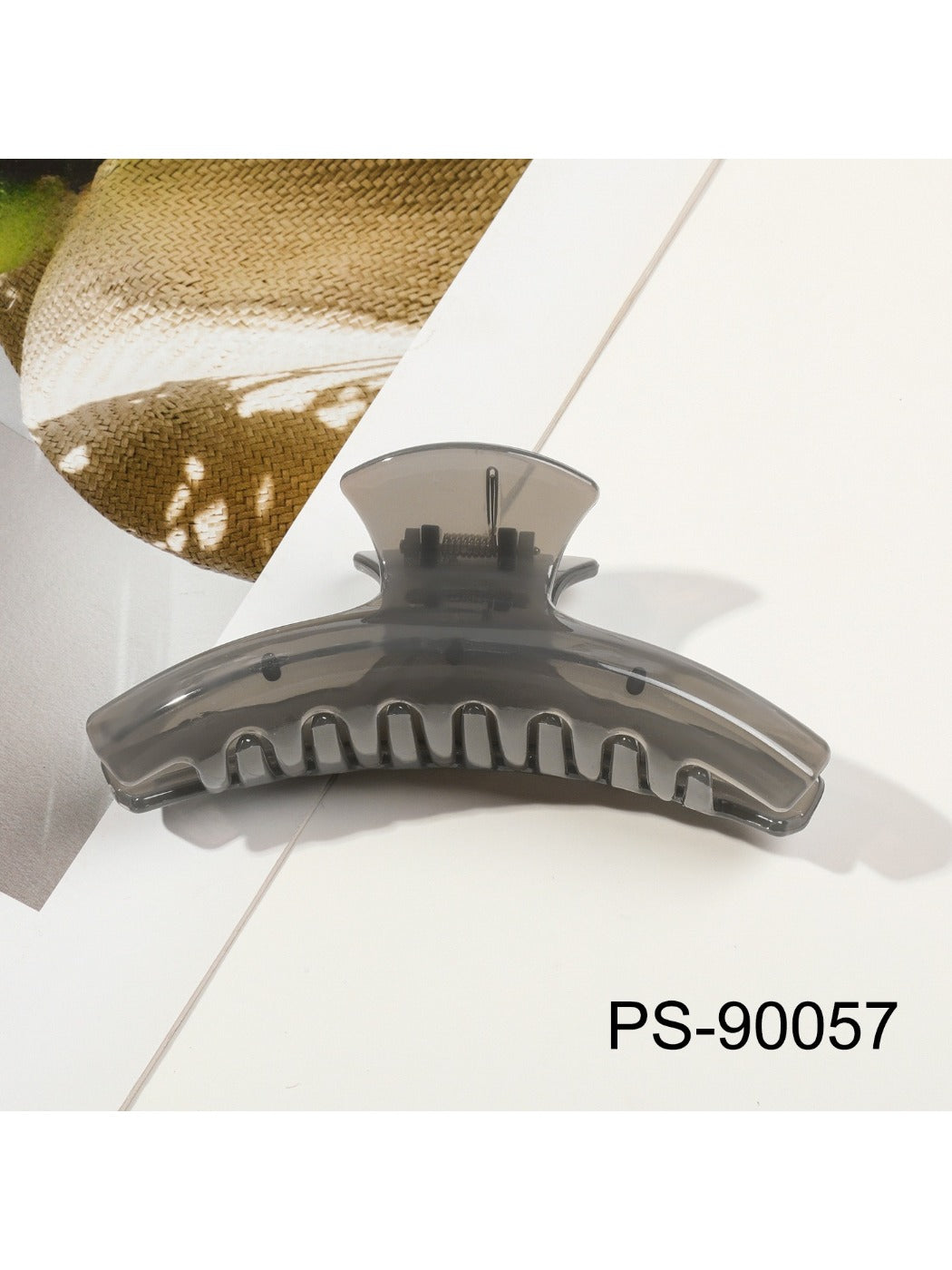 Beau - Straight-Shaped Jelly-Colored Hair Clip