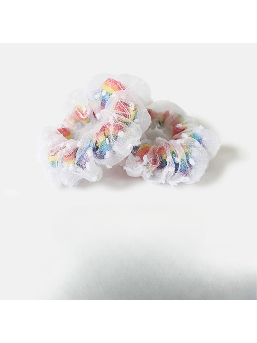 Gifty - Rainbow Lace Scrunchie Hair Tie