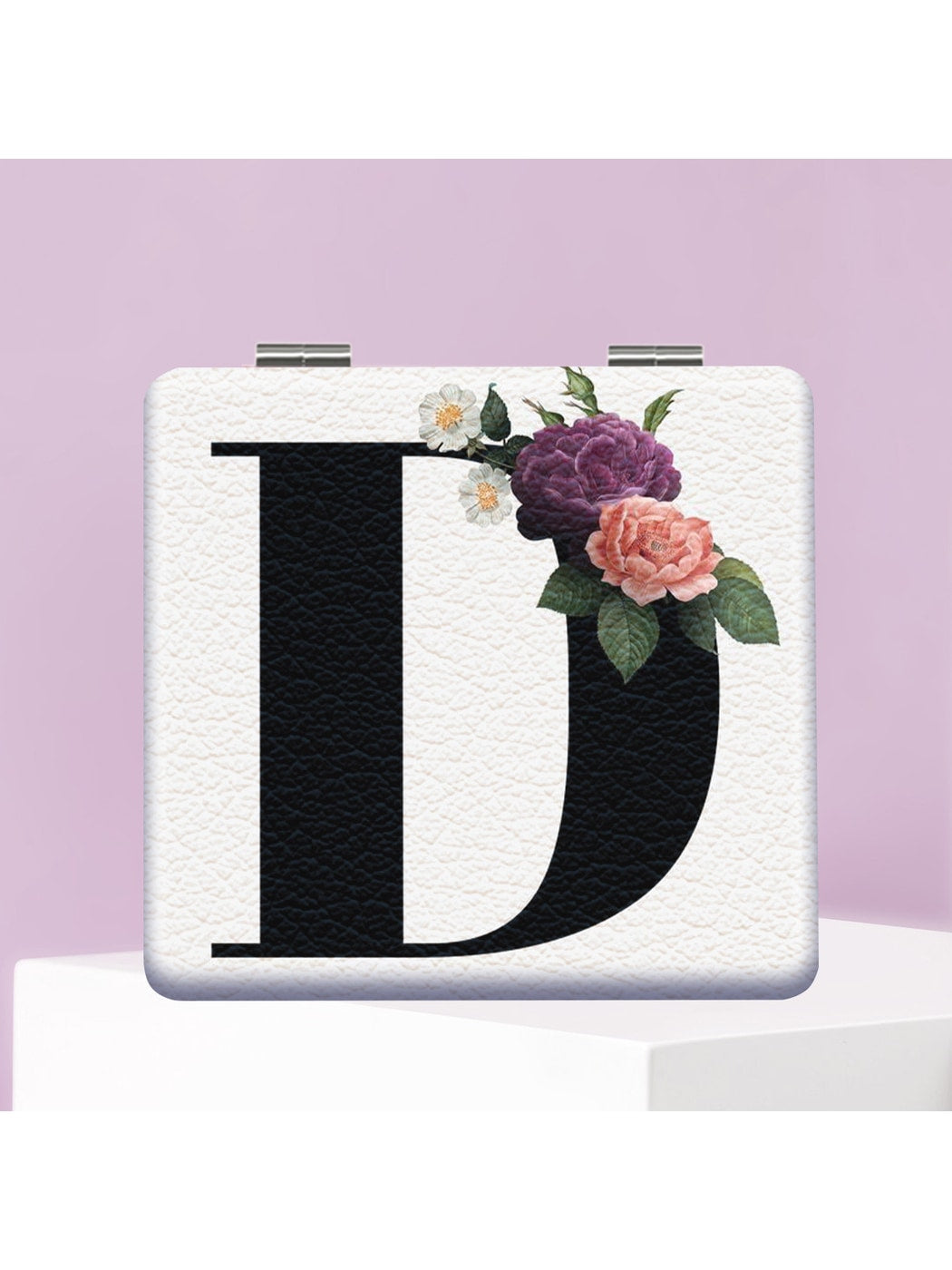 Mirroray - English Letter Floral Folding Makeup Mirror