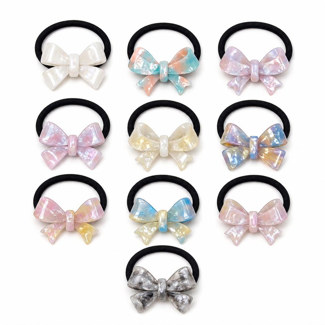 Gifty - Iridescent Bow Hair Tie