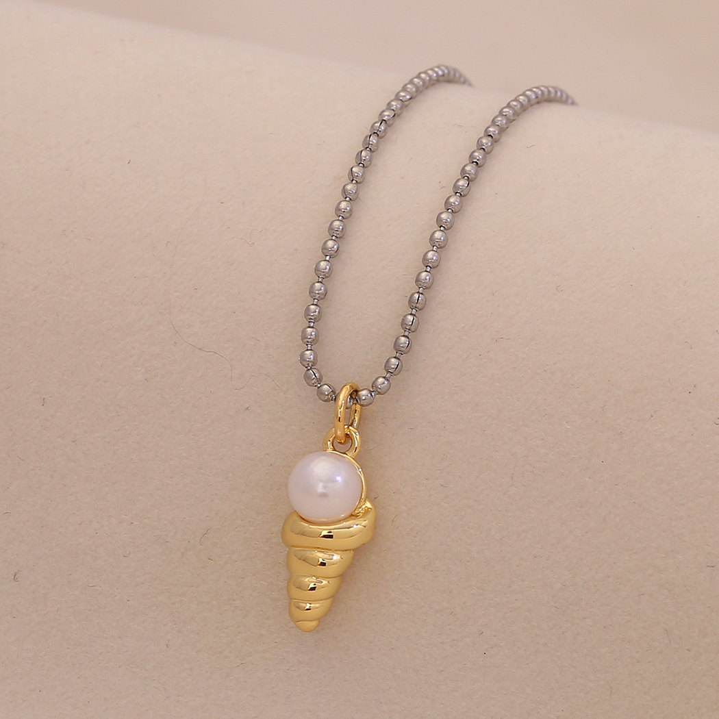 Nozari - Beaded Ocean Pendant Necklace