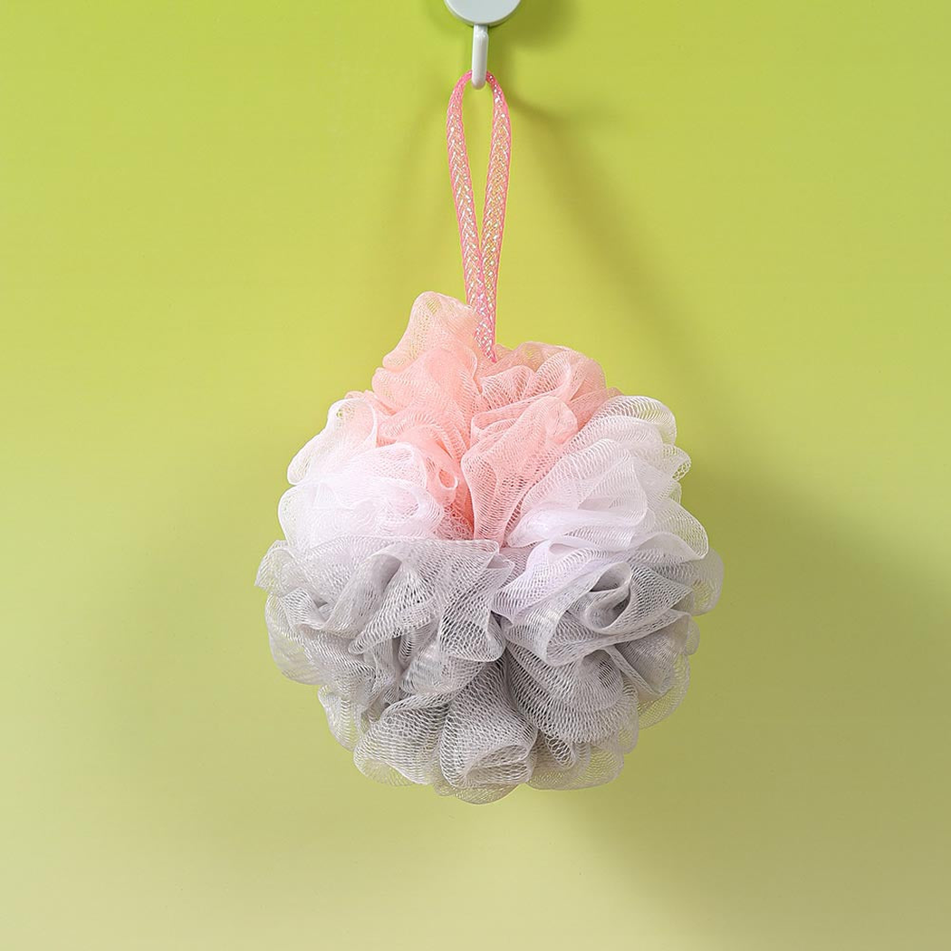 Papo - Tri-Color Layered Bath Pouf