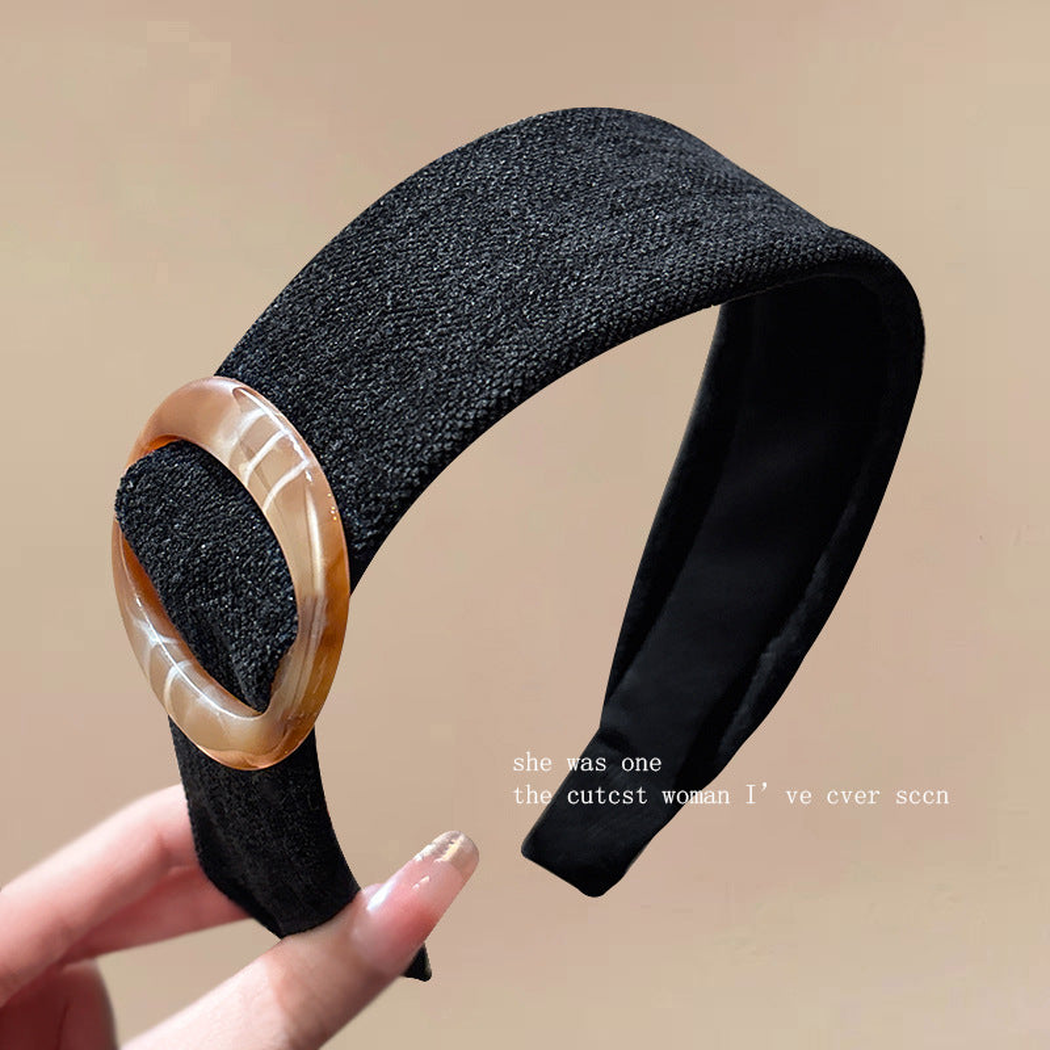 Gifty - Ring-Detail Wide Headband