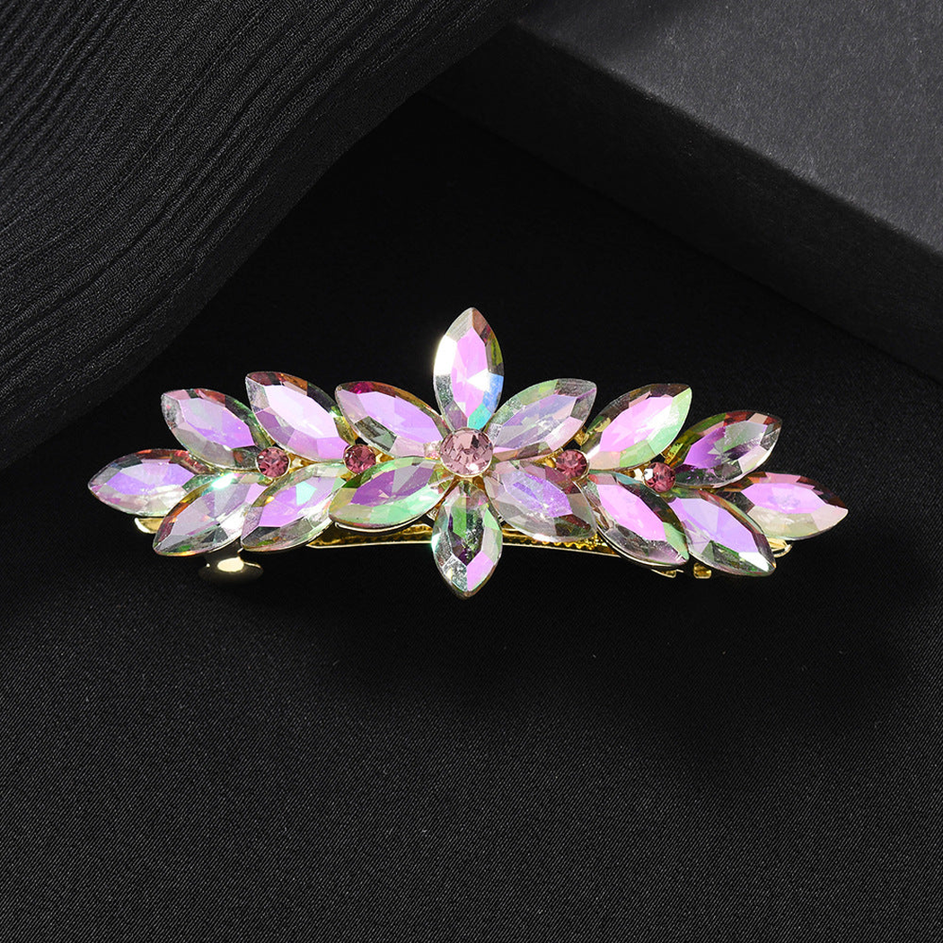 Beau - Marquise Blossom Leaf Cluster Spring Barrette