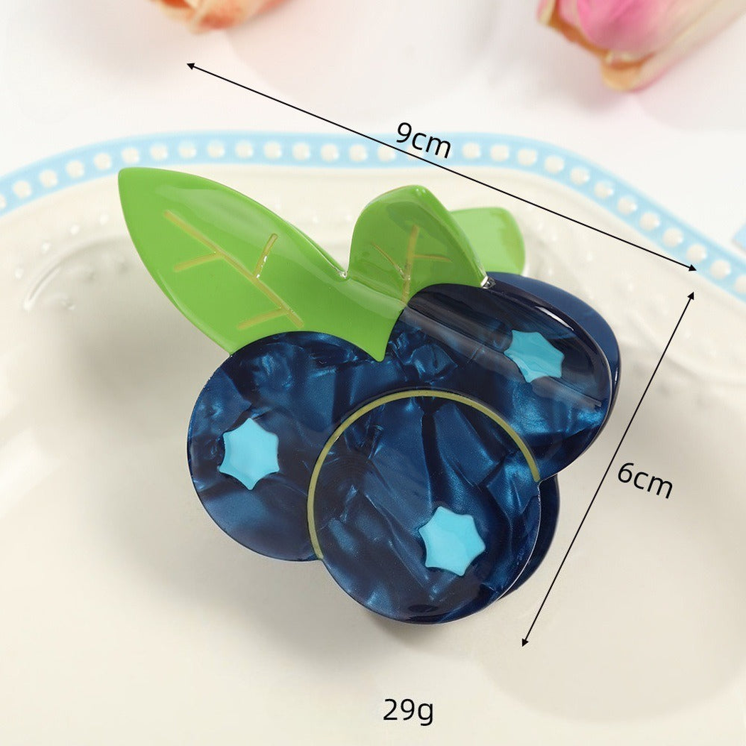 Beau - Fruit-Shaped Contrasting-Center Claw Clip