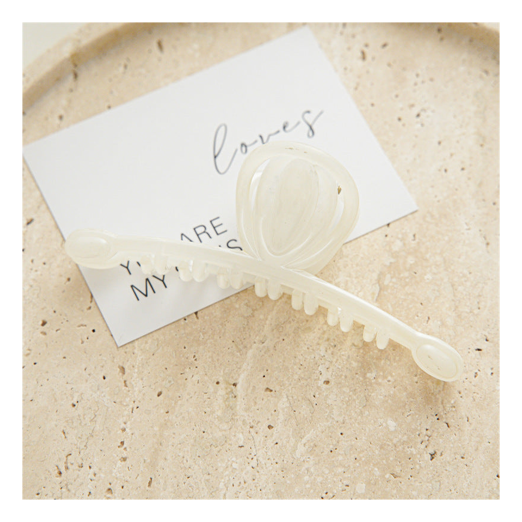 Beau - Elongated Curved-Bar Open-Loop Claw Clip