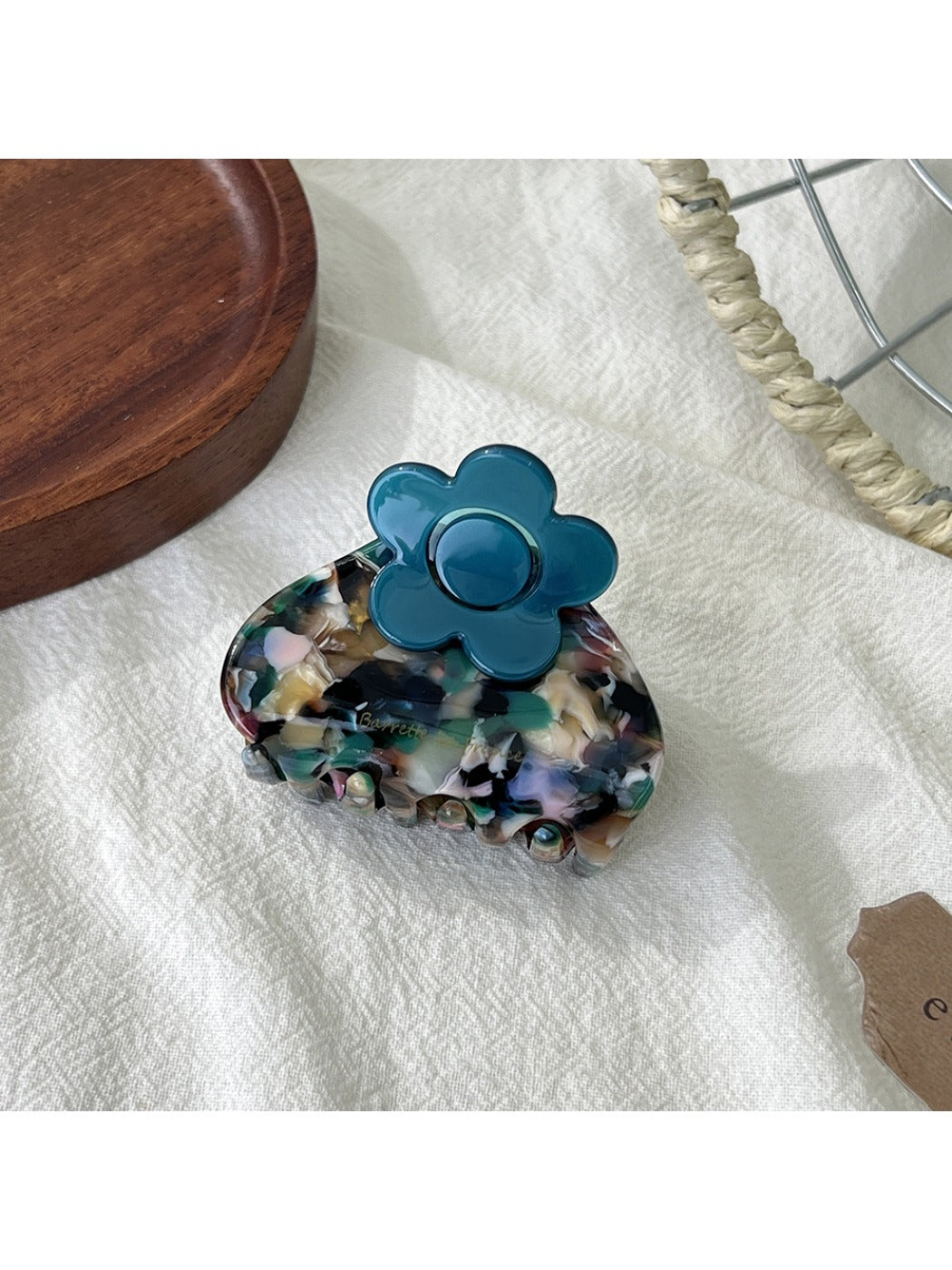 Beau - Cute Floral Pattern Acetate Hair Clip
