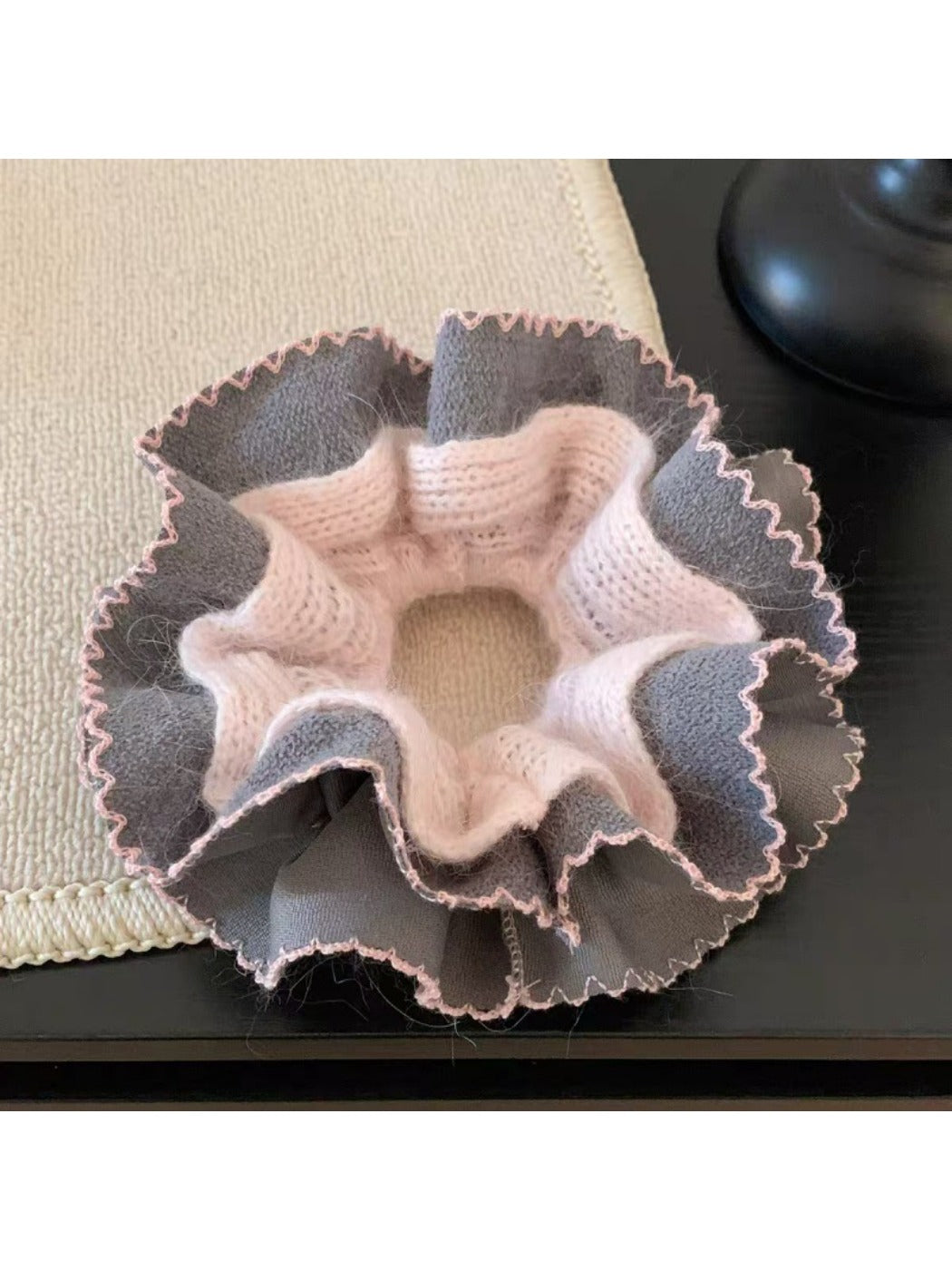 Gifty - Fall Winter Soft Double Layer Scrunchie