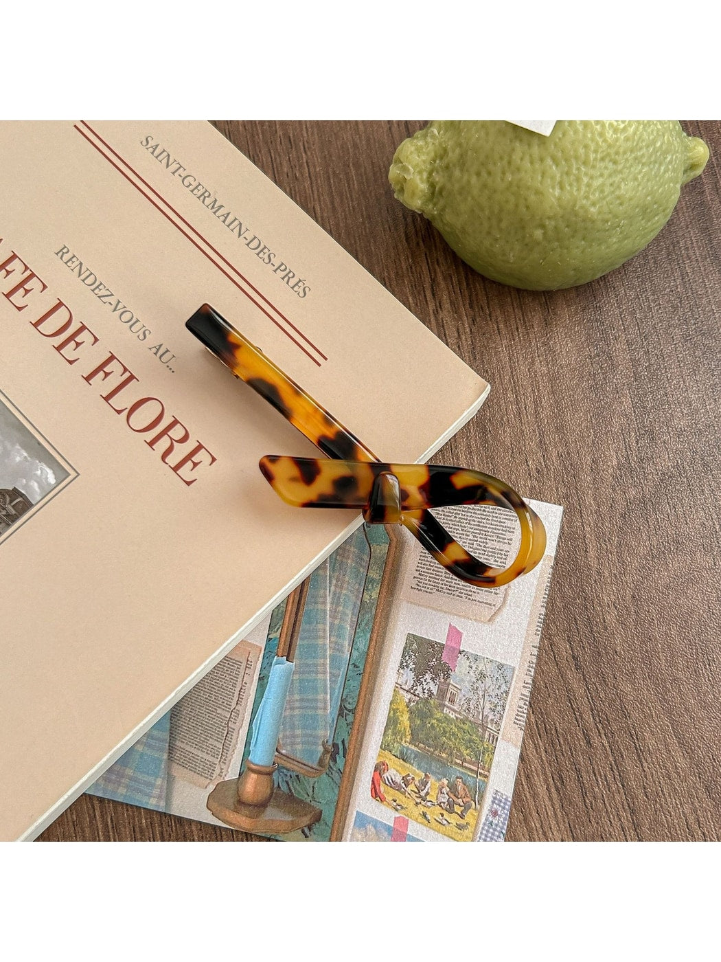 Beau - Acetate Bow Side Barrette
