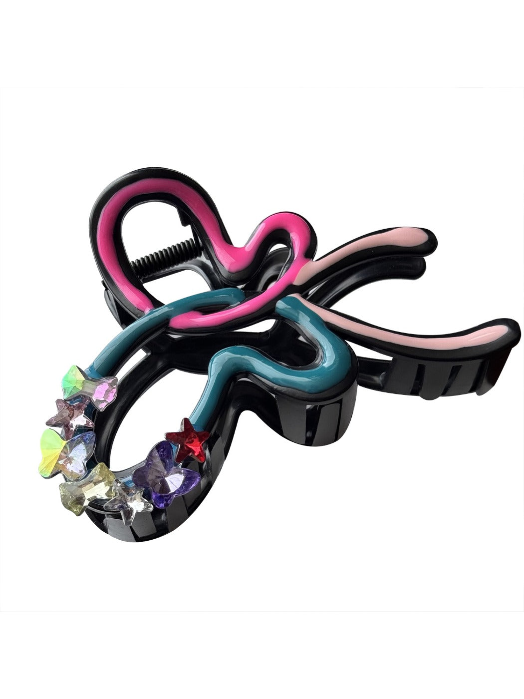 Beau - Elegant Bow Hair Clip with Rhinestones