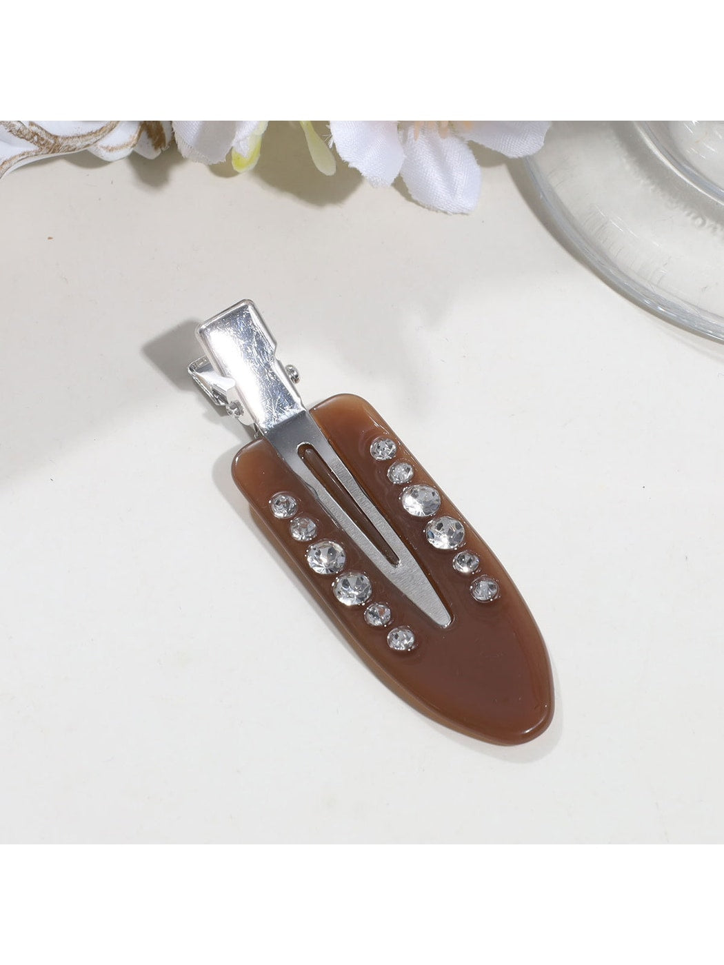Beau - Acrylic Alloy Floral Butterfly Side Hair Clip