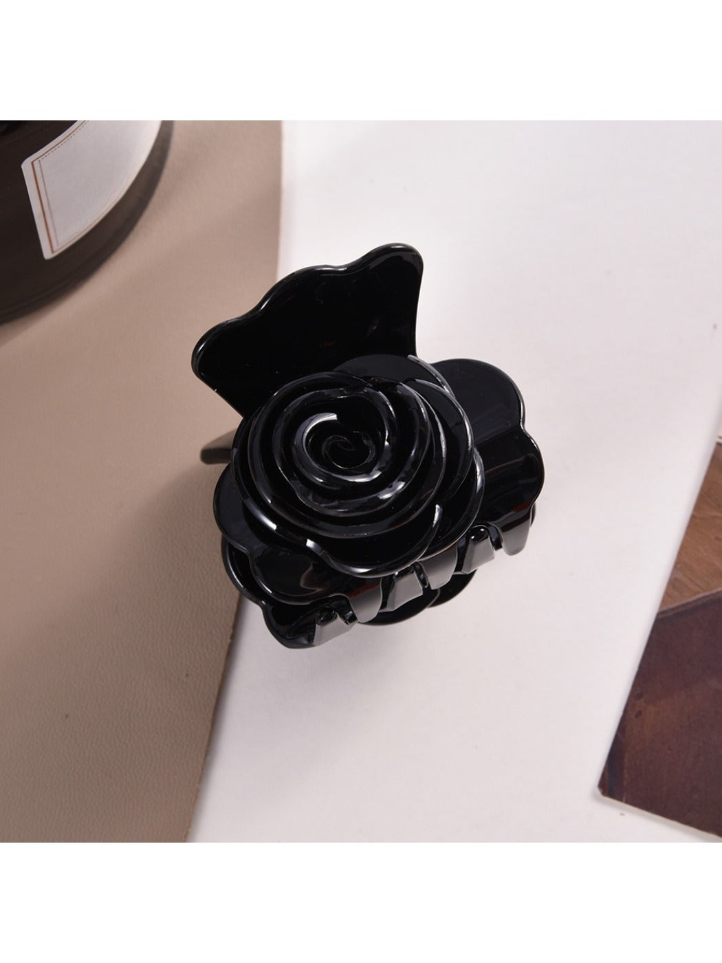 Beau - Rose Shaped Hair Claw Clip