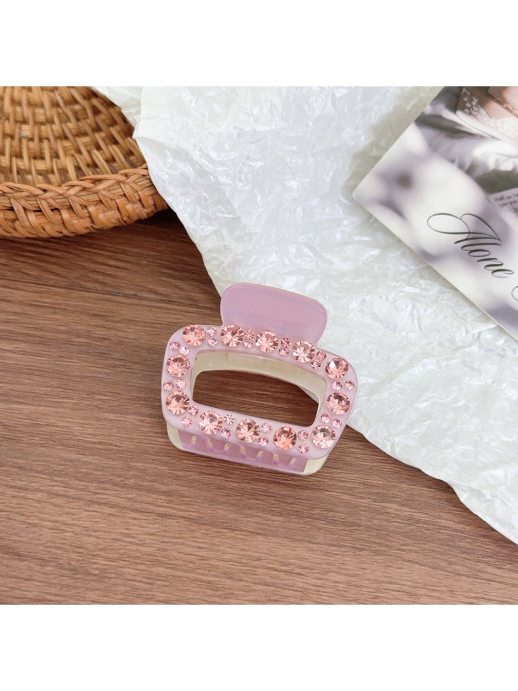 Beau - Elegant Square Openwork Hair Claw Clip