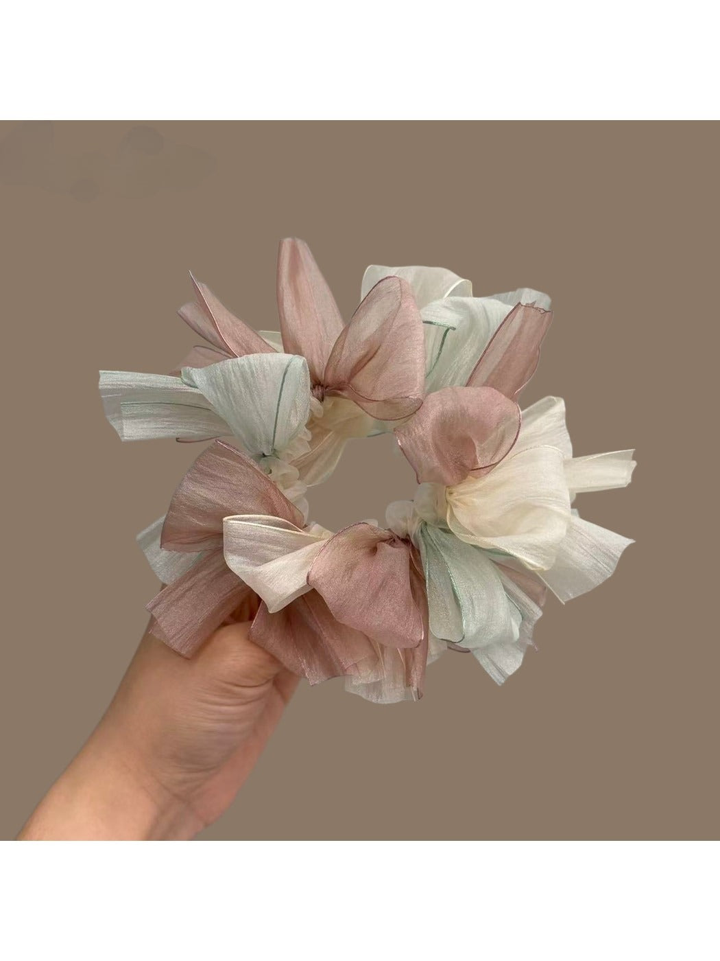 Gifty - Organza Misty Pastel Scrunchie
