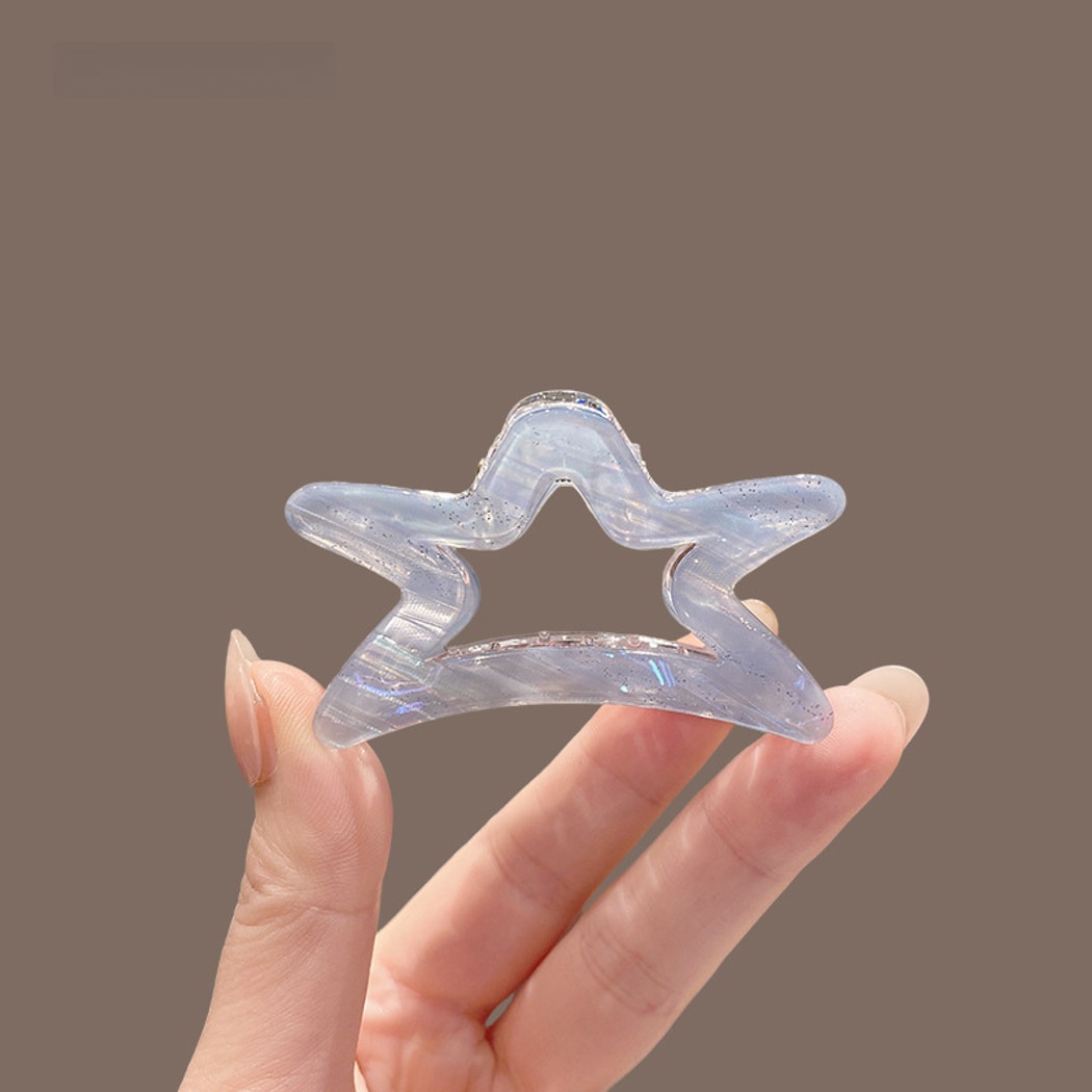 Beau - PVC Alloy Star Shape Claw Hair Clip