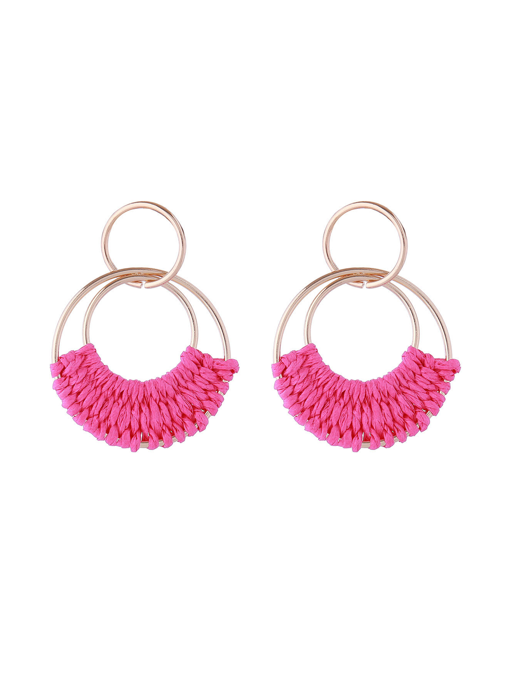 Earedge - Bohemian Geometric Round Stud Earrings