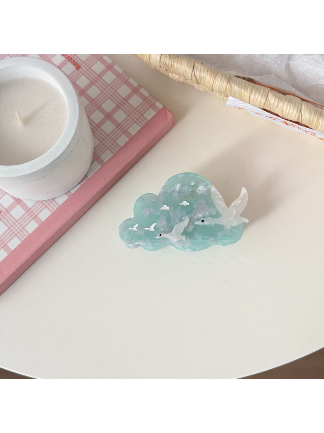 Beau - Swan Shape Acetate Hair Claw Clip