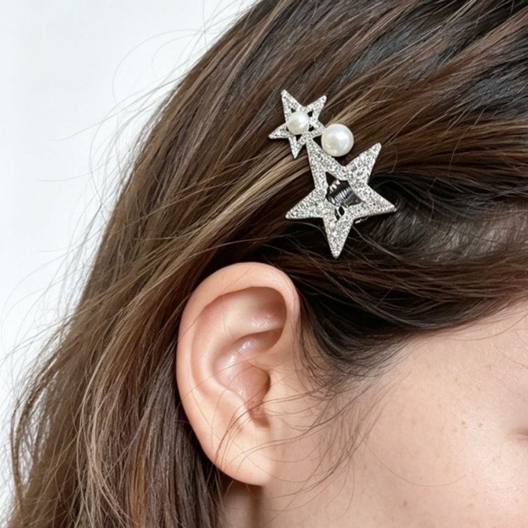 Beau - Elegant Alloy Cross Design Hair Clip