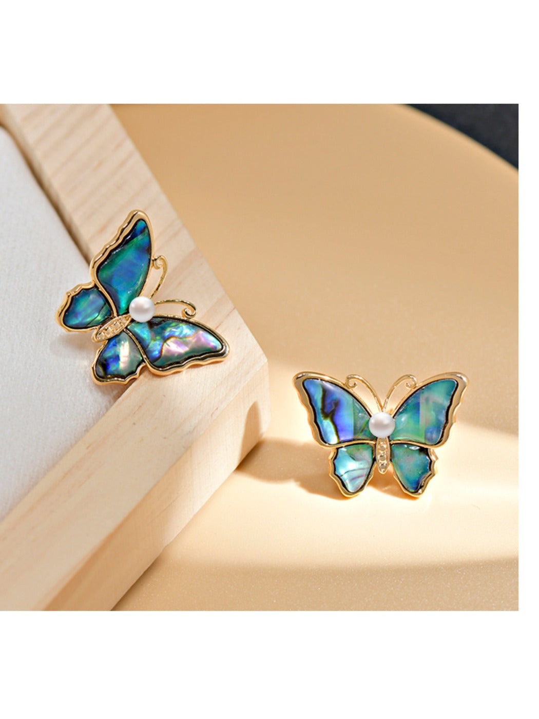 Earedge - Vintage Ombre Butterfly Earrings