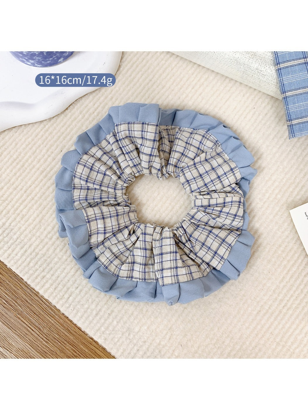 Gifty - Grid Pleated Hair Loop