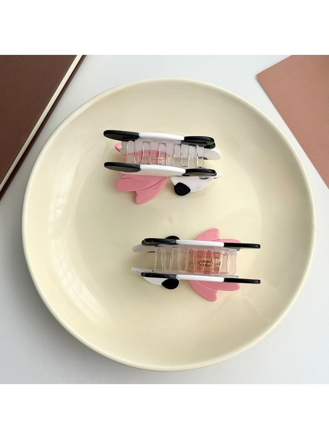 Beau - Winged Panda Hair Clip