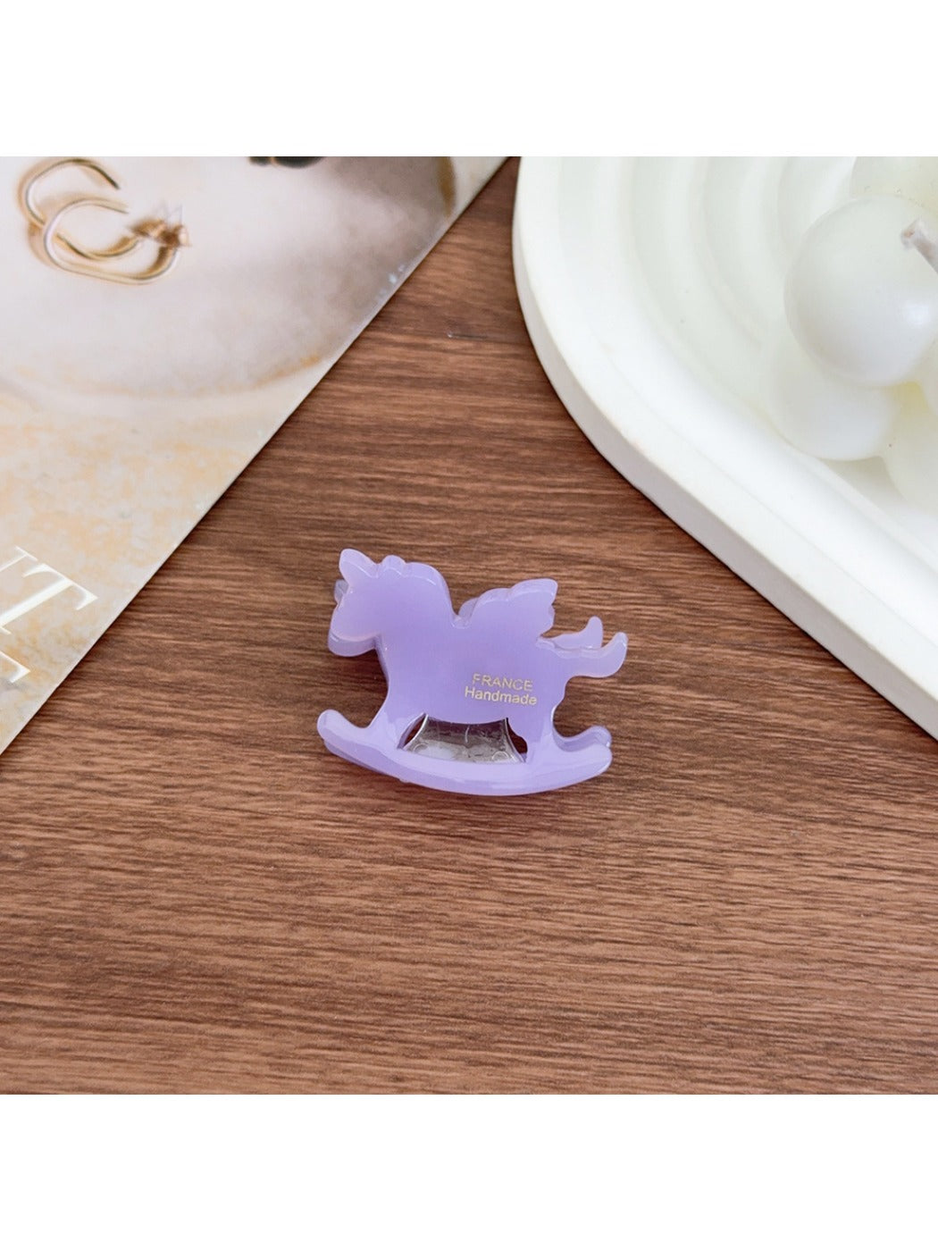 Beau - Elegant Rocking Horse Hair Claw Clip