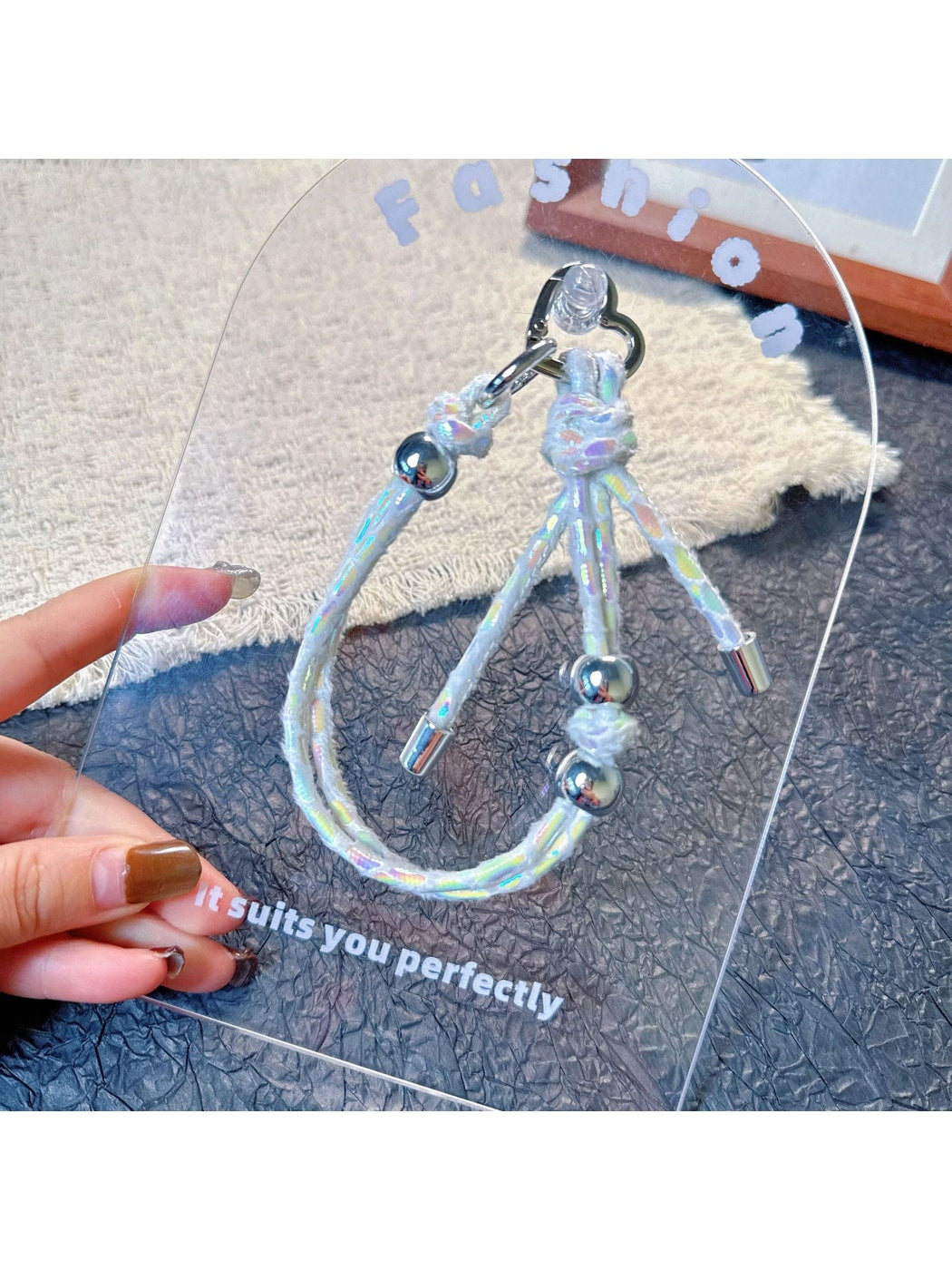 Keypus - Solid Color Knotted Wrist Phone Strap Lanyard