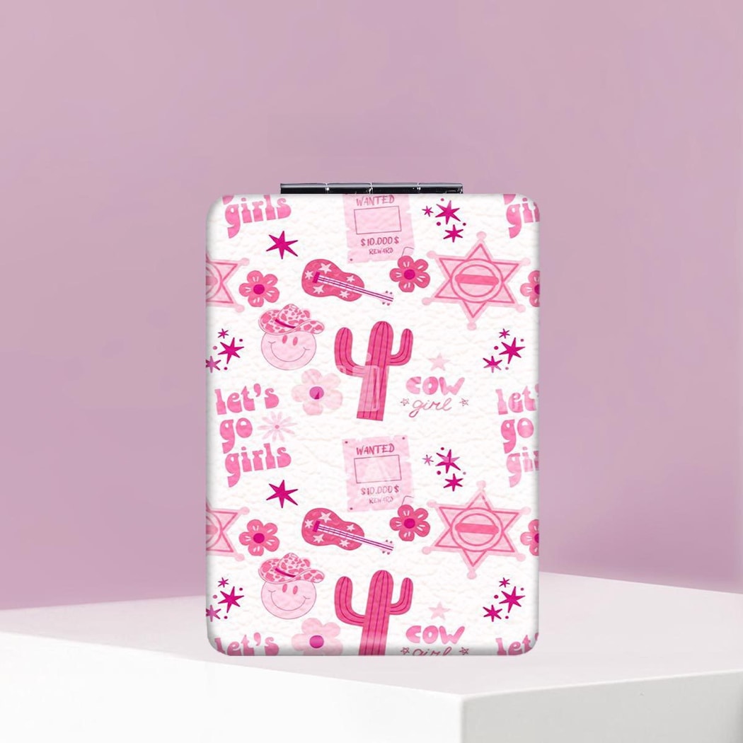 Mirroray - Foldable Fruit Print Portable Makeup Mirror