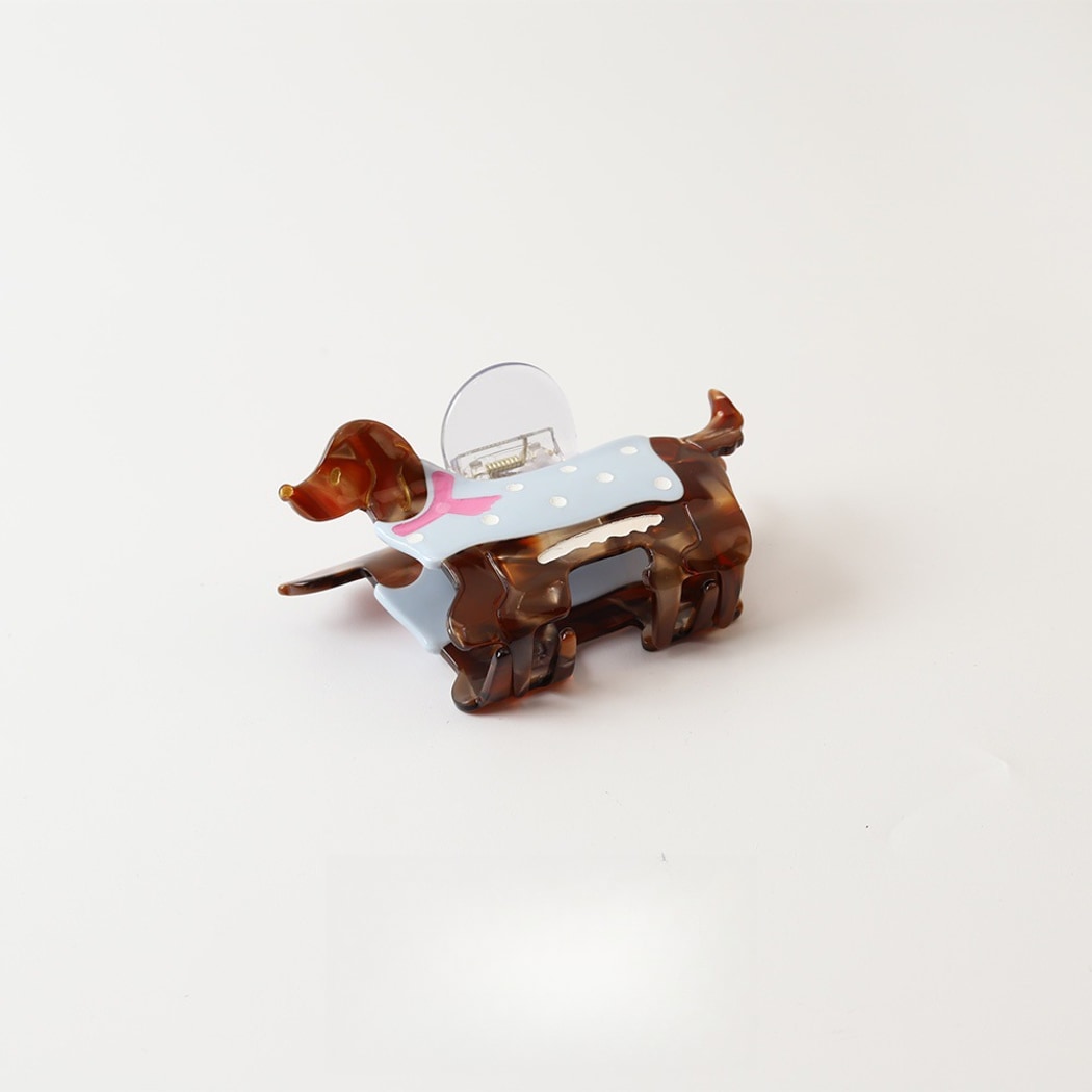 Beau - Cute Dog and Cat Bow Motif Claw Clip