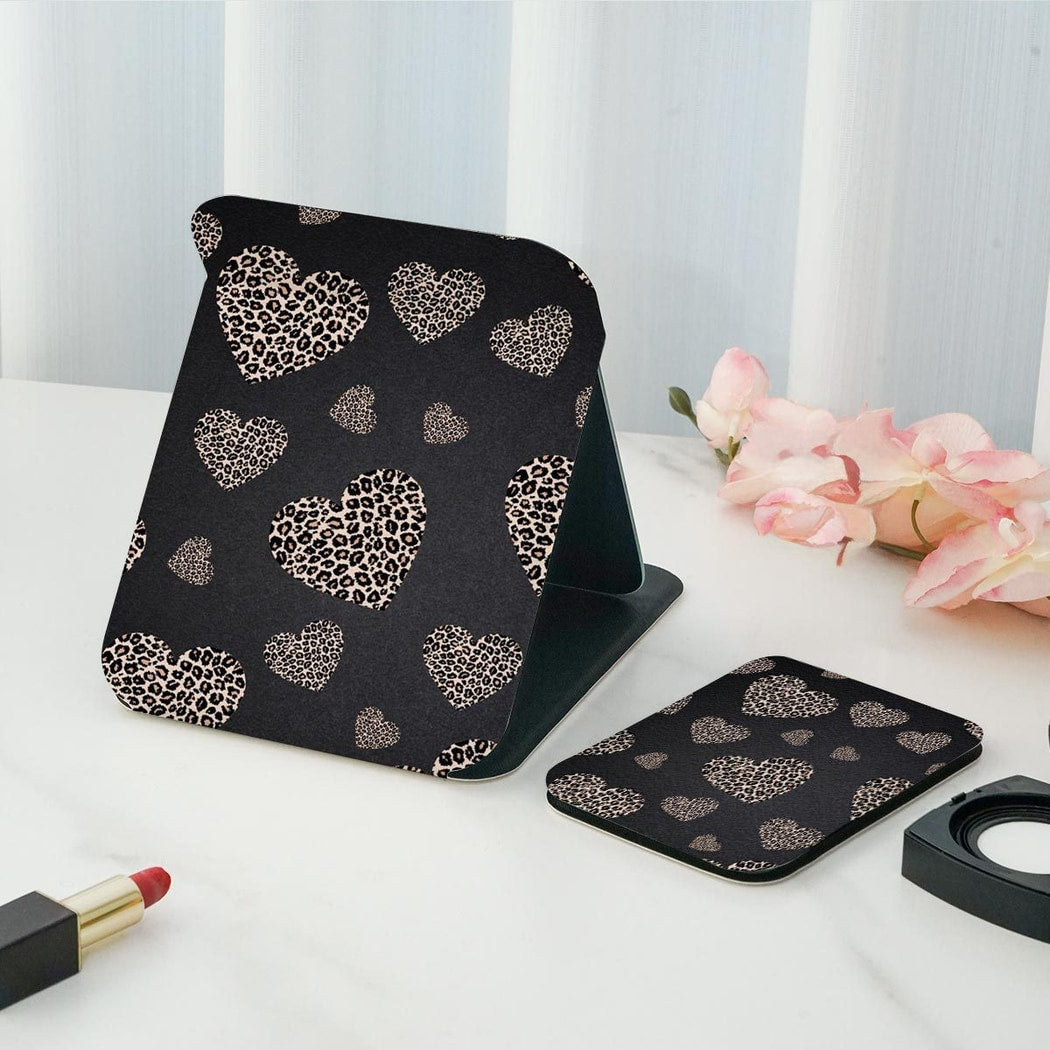 Mirroray - Leopard Print Folding Makeup Vanity Mirror