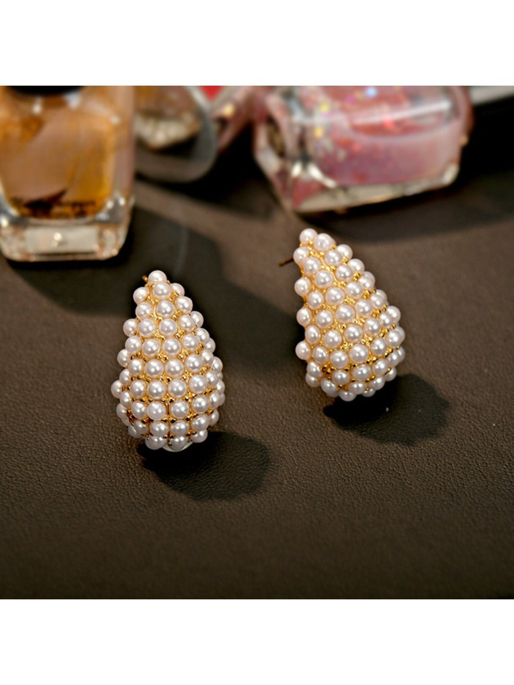 Earedge - Luxe Resin-Inlaid Earrings