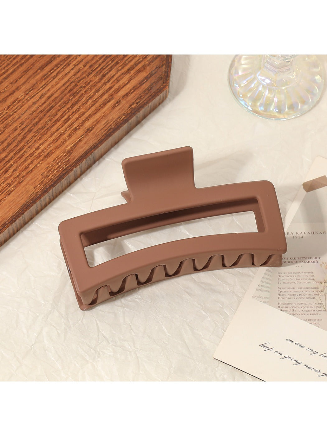 Beau - Rectangle Matte Claw Clip