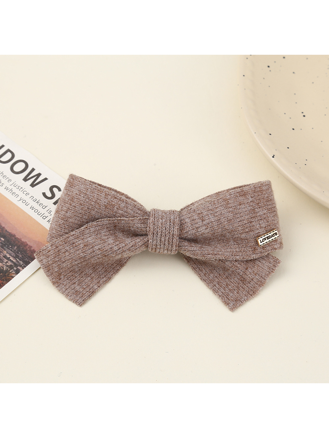 Beau - Simple Bow Updo Styling Claw Hair Clip