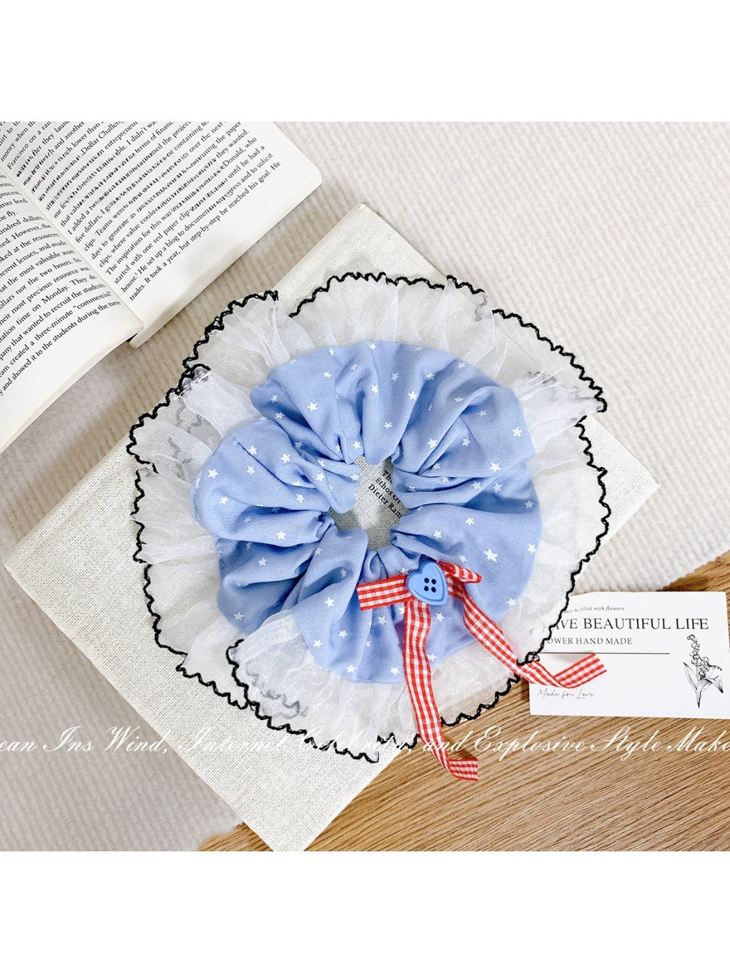 Gifty - Sweet Lace Bow Hair Ties