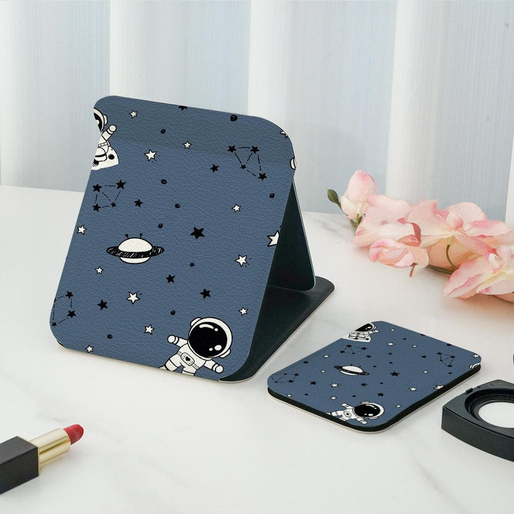 Mirroray - Space Print Folding Desktop Vanity Mirror