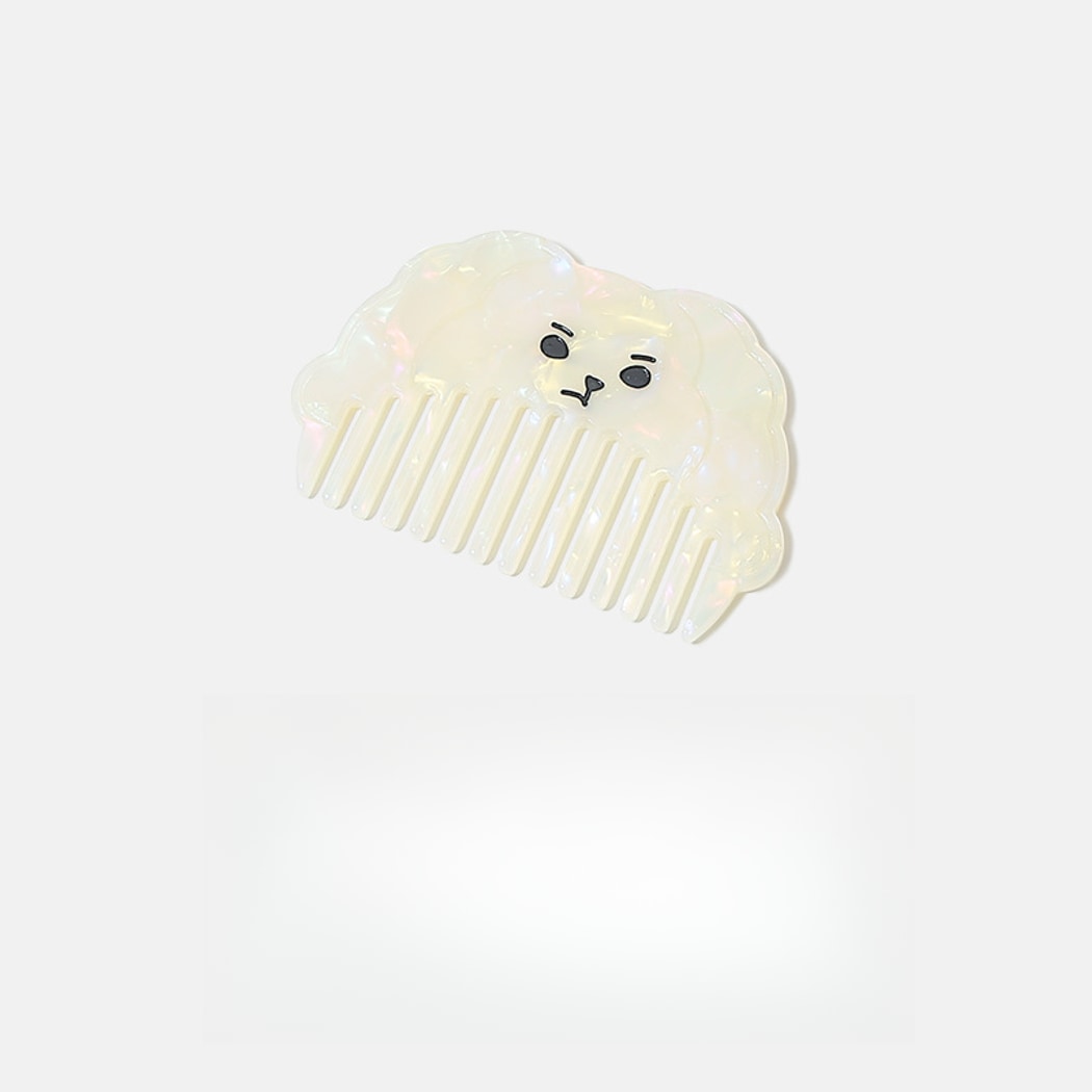 Camerow - Cute Dog Pattern Acetate Fiber Hair Comb