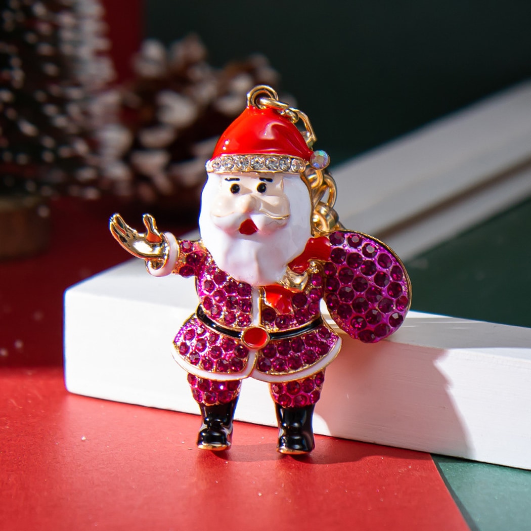 Keypus - Standing Santa Claus Christmas Keychain