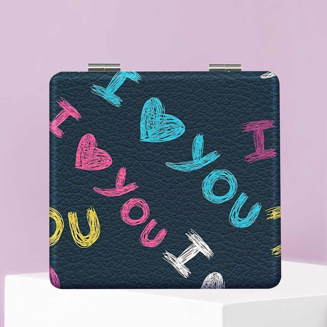Mirroray - Y2K Pattern Portable Folding Makeup Mirror