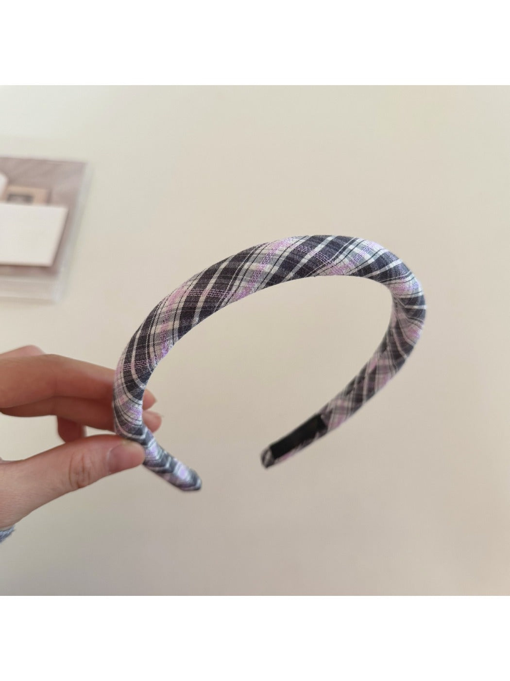 Gifty - Sweet Plaid Thin Edged Headband