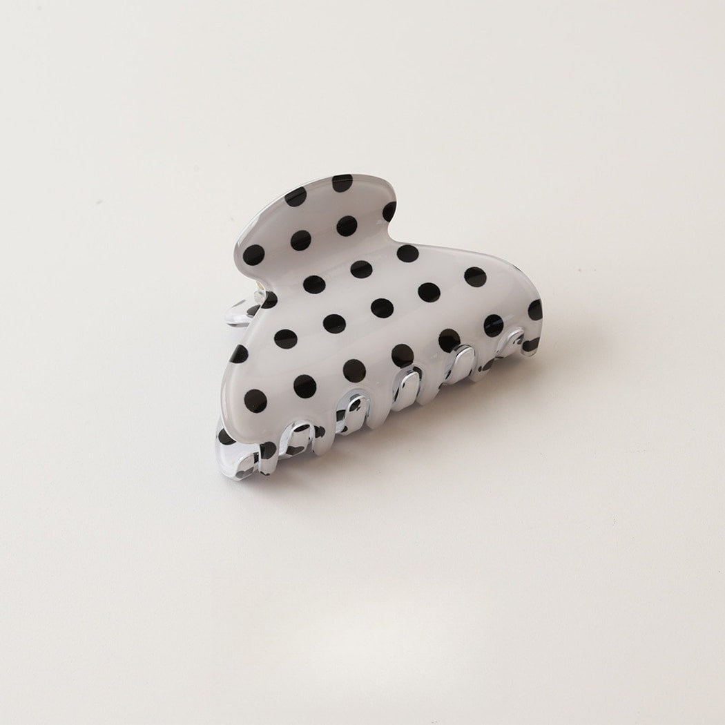 Beau - Simple Dot Pattern PVC Claw Clip