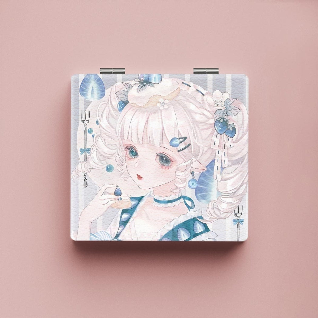 Mirroray - Anime Style Printed Portable Makeup Mirror