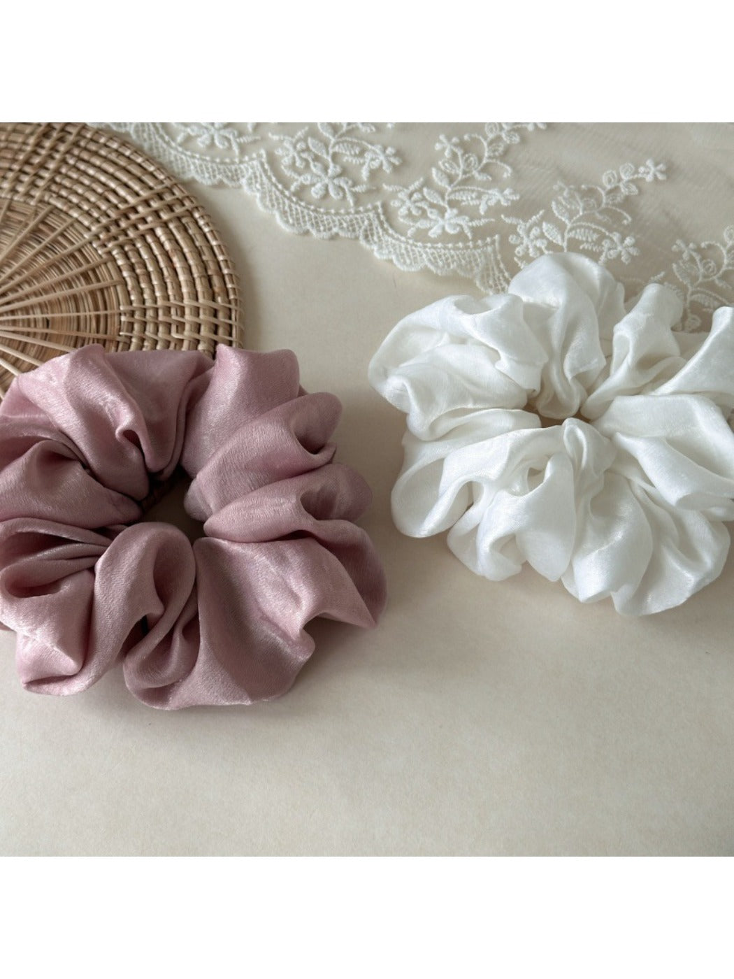 Gifty - Elegant Satin Scrunchie Thick