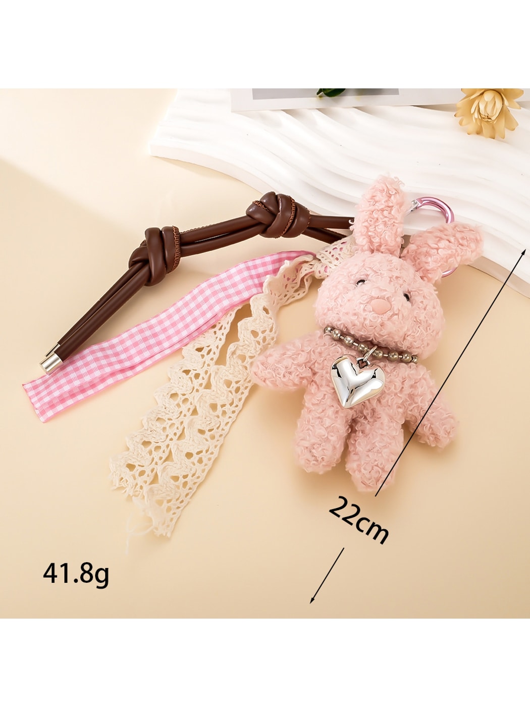 Keypus - Cartoon Chili Braided Rope Bag Charm Keychain